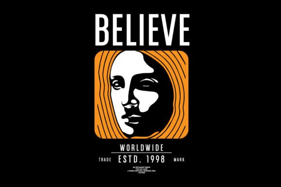 Believe Graphic Design Tee: Your Go-To Urban Streetwear Asset