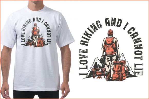 Capturing the Trail: The Hiking T-Shirts Design Graphic