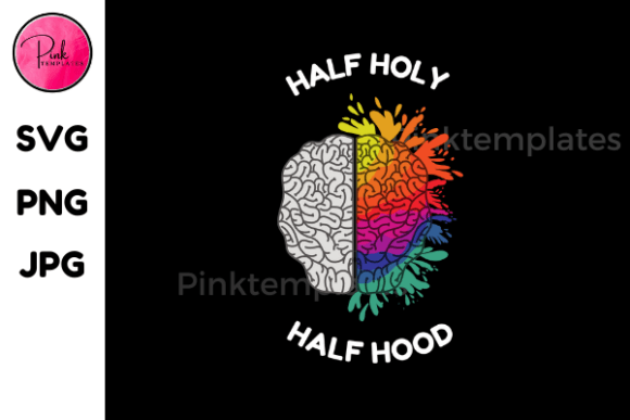 Half Holy Half Hood Shirt Design: A Graphic for Bold Statements