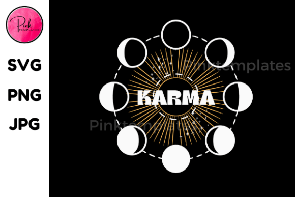 Karma Tshirt Design Graphic: A Font with Purpose and Punch