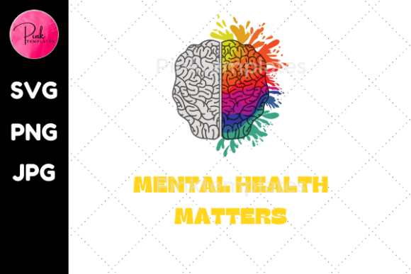 Mental Health Matters Tshirt Graphic: A Powerful Design Asset