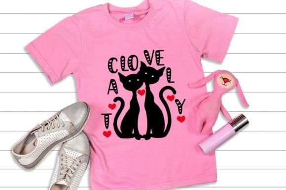 Unleashing Feline Charm: The Lovely Cat Creative Graphic Design Collection
