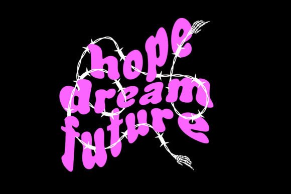 Unleashing Urban Edge with Hope and Dream Graphic Design